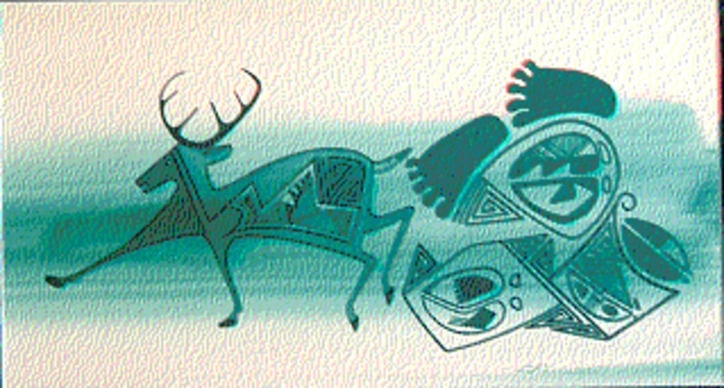 Untitled (Deer and designs)