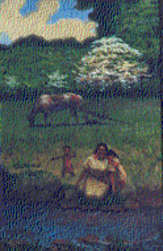 Gathering wild onions