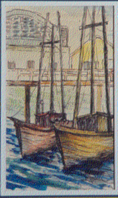 Untitled (Two fishing boats)
