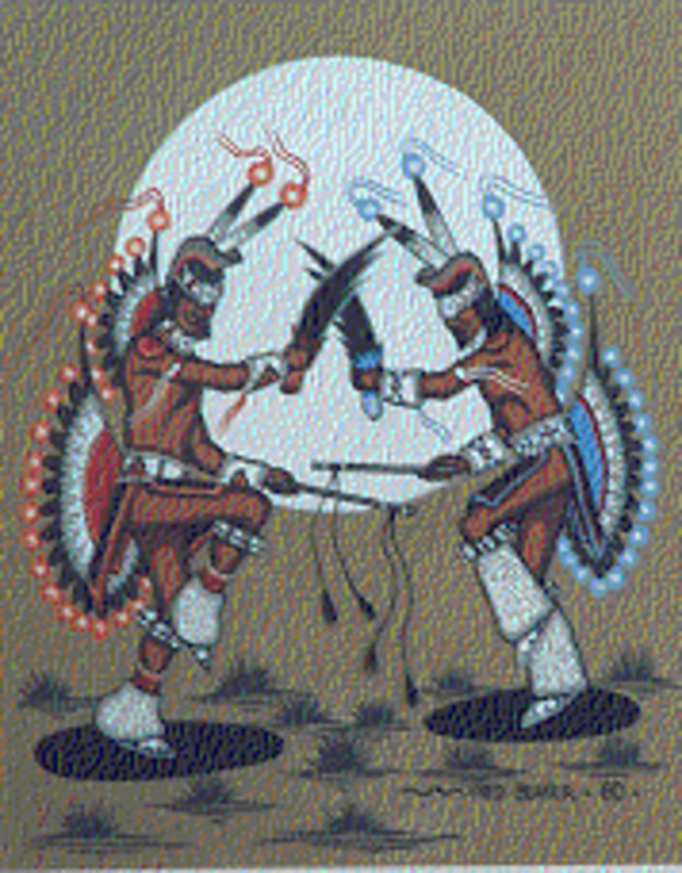Plains Indian dancers