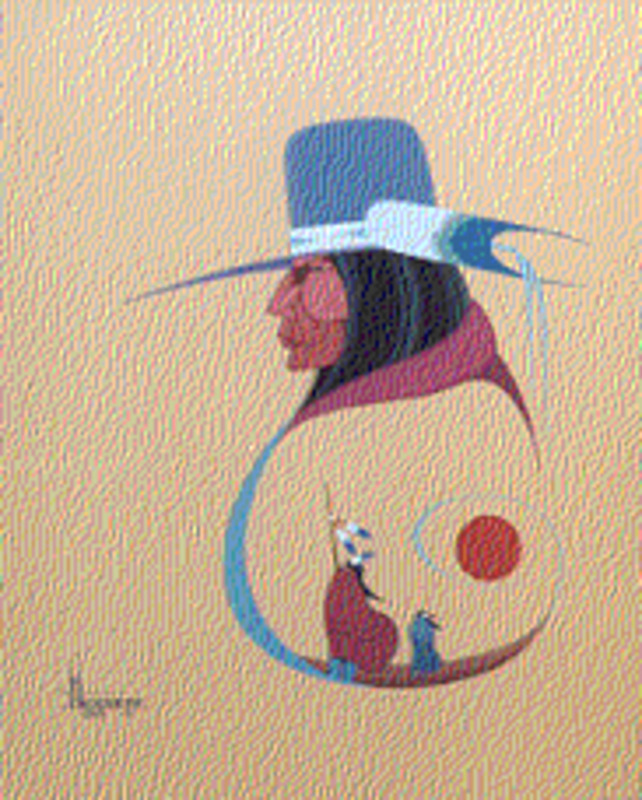 Untitled (Man with blue hat)