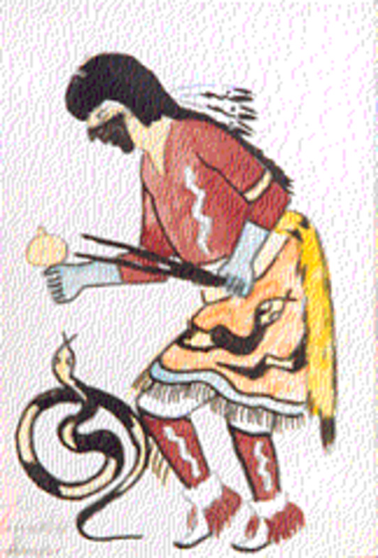Tesuque snake dancer
