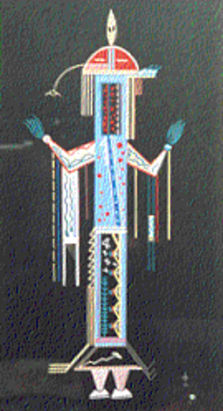 Kachina figure