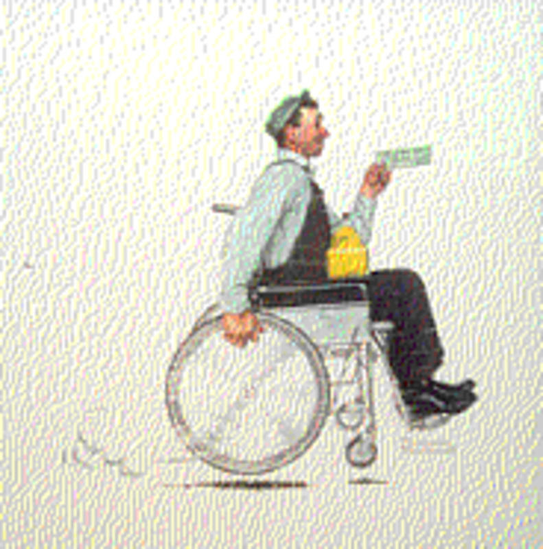 Untitled (Man in wheelchair)