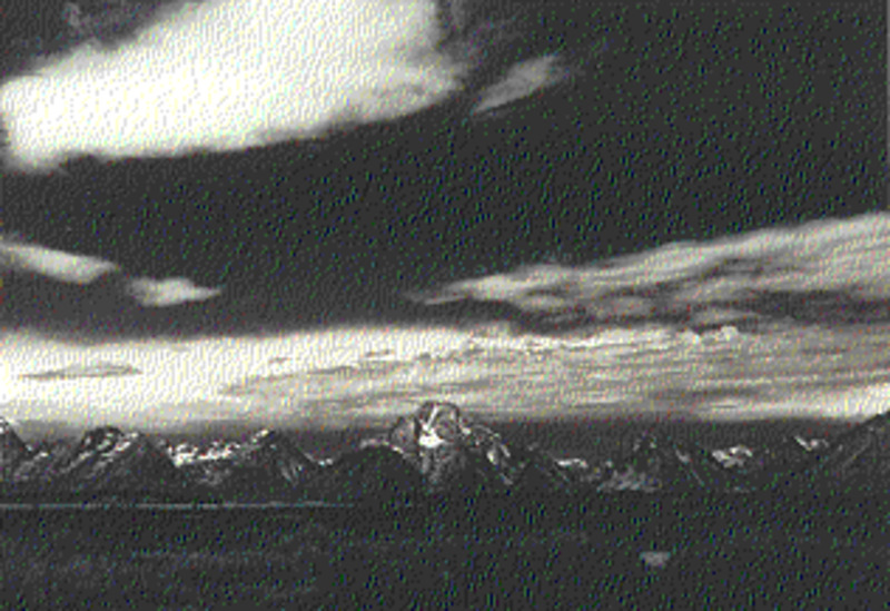 Mt. Moran - Grand Tetons Wyoming 1972