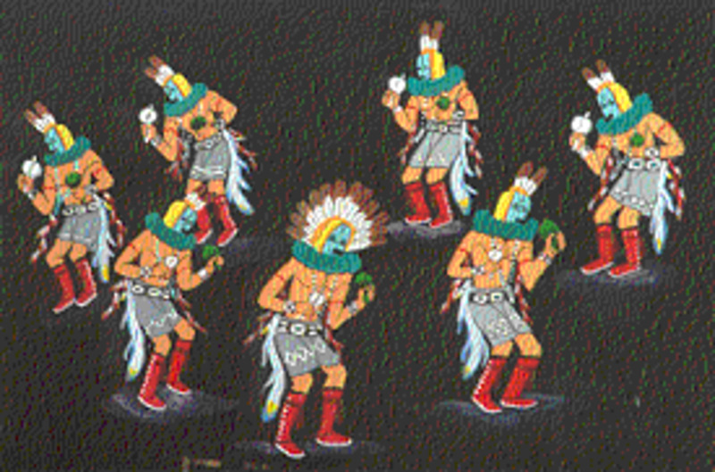 Untitled (Seven Yeibichai dancers)