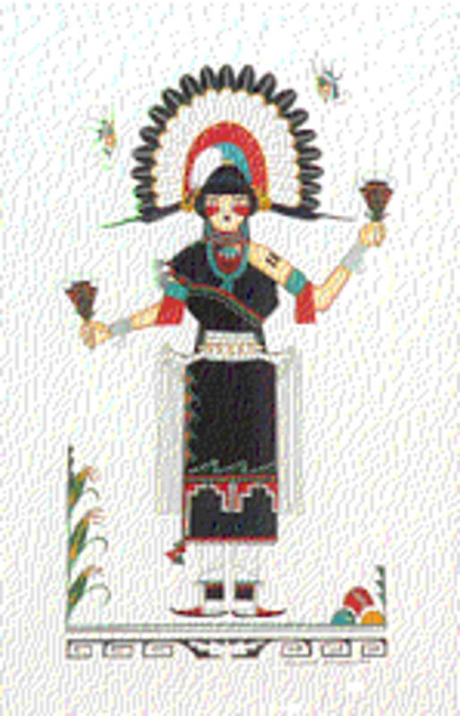 Untitled (Pueblo maiden in traditional costume)