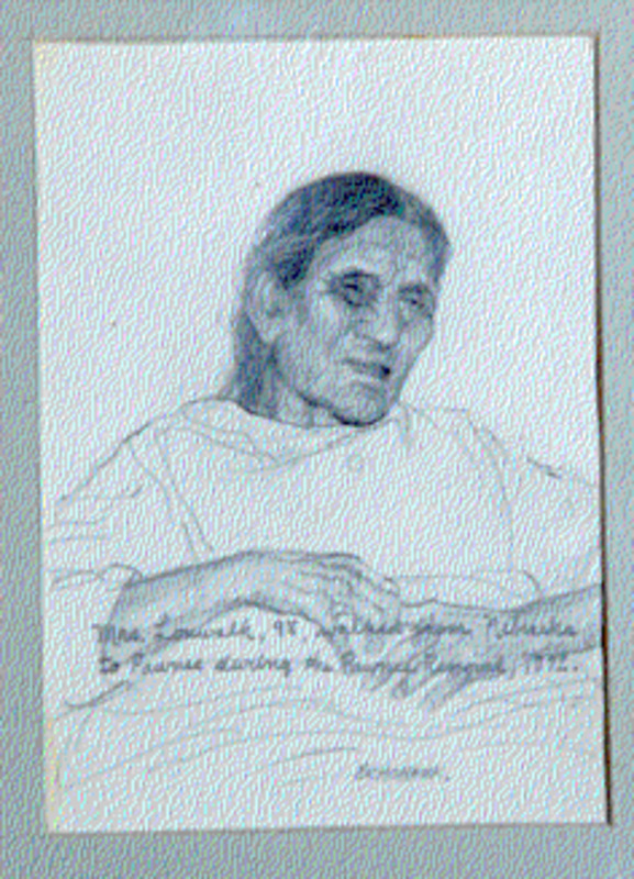 Mrs. Louwalk, 98, walked from Nebraska to Pawnee during the Pawnee Removal, 1872