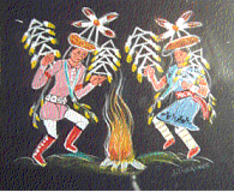 Apache fire dance