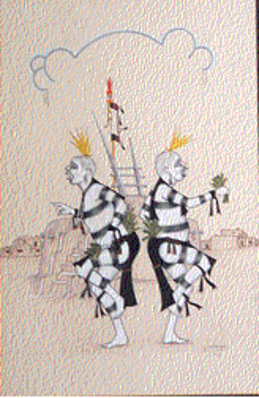 Two San Ildefonso clowns