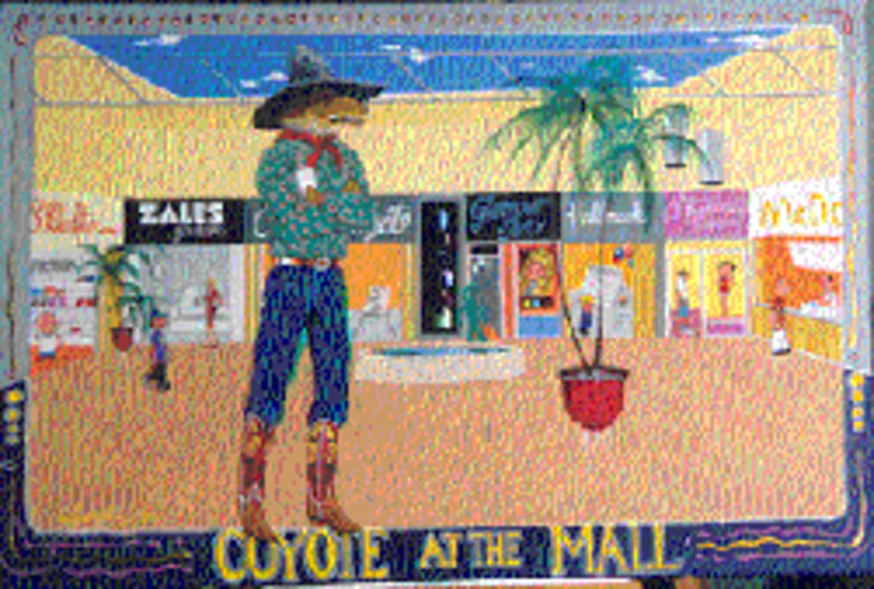 Coyote at the mall