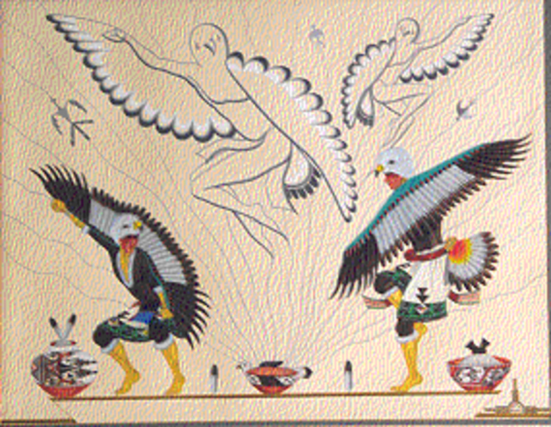 Zia eagle dancers