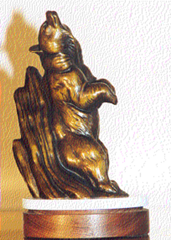 Untitled (Bear scratching back)